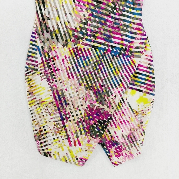 Attention Multicolor Sleeveless Wrap Bodycon Dress 6217 - Picture 2 of 7